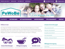 Tablet Screenshot of pewobe.de